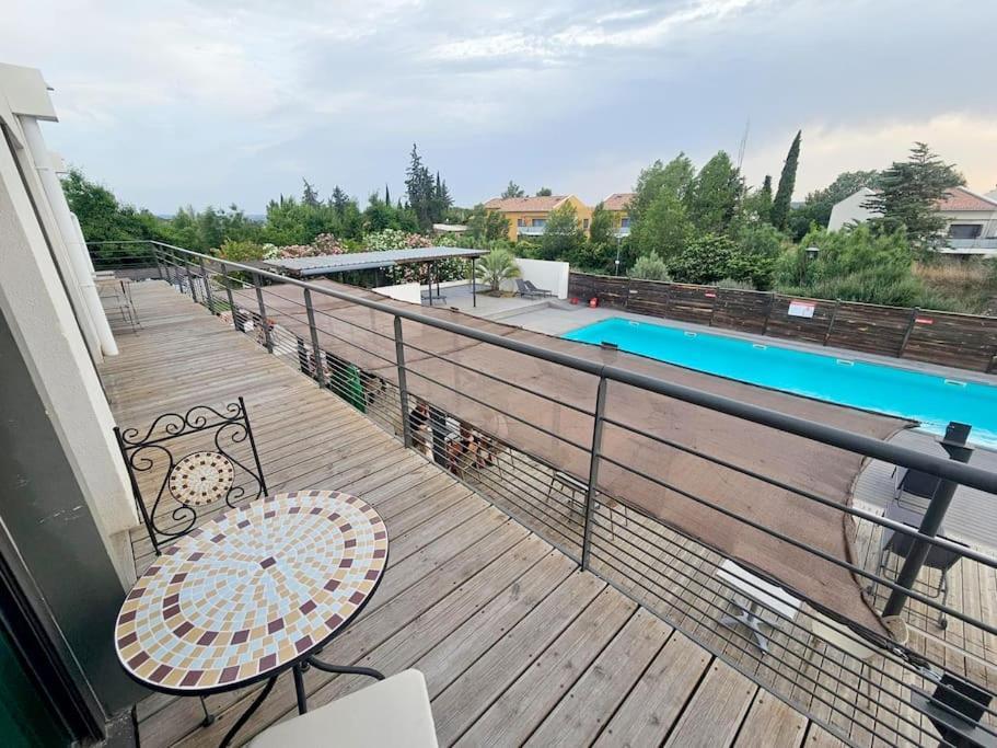 104 Douce Provence Au Calme Face A La Piscine Lejlighed Éguilles Eksteriør billede
